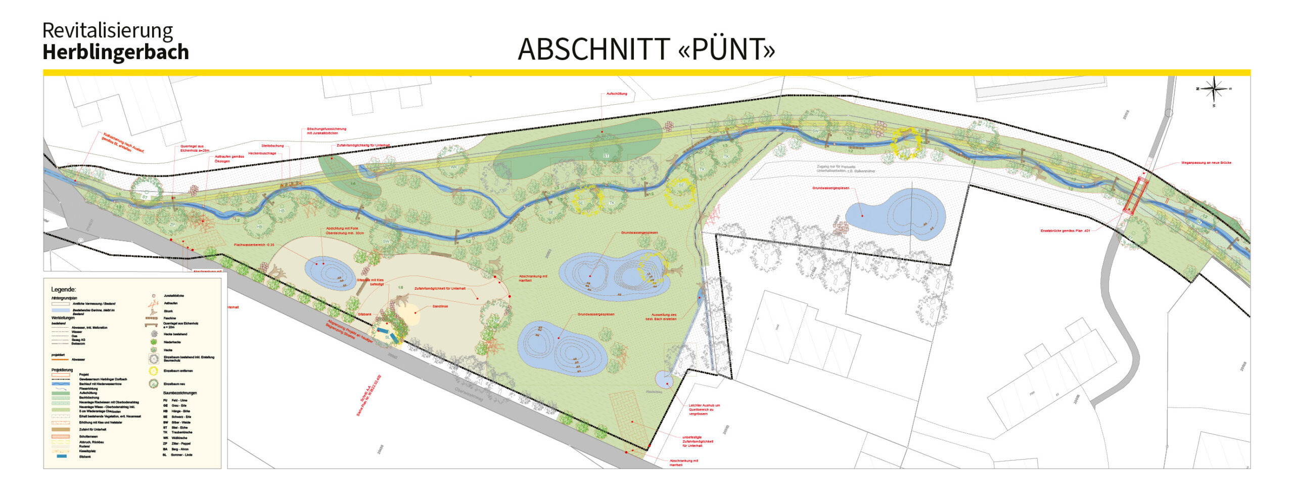 Plan Abschnitt Pünt