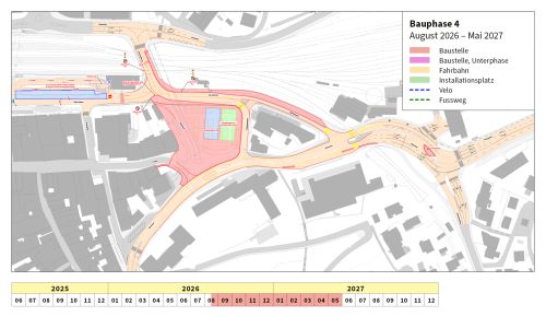 Situationsplan Bauphase 4