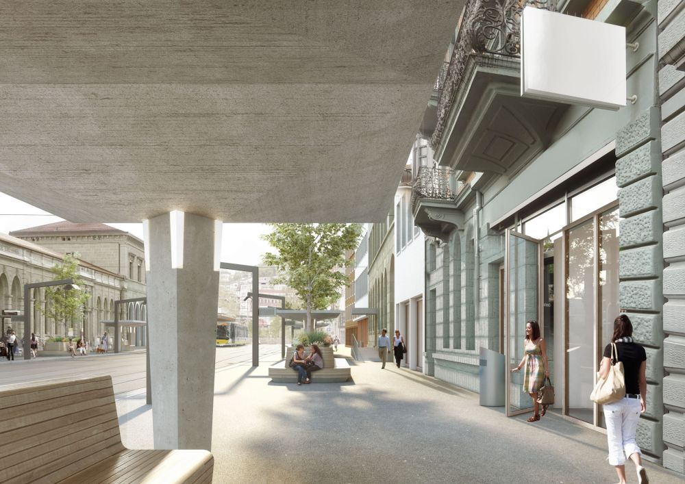 Visualisierung Haltestellen Stadtbusse