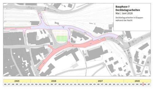 Situationsplan Bauphasen 7